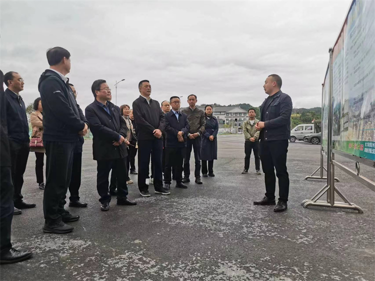 自貢市人大常委會(huì)副主任、民建自貢市委主委王孝謙一行考察四川供銷西南冷鏈物流基地